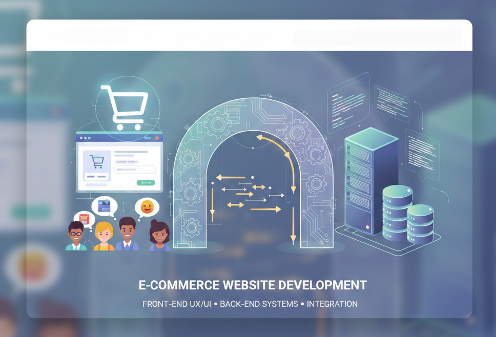 E-commerce Website Development Process and System Integration