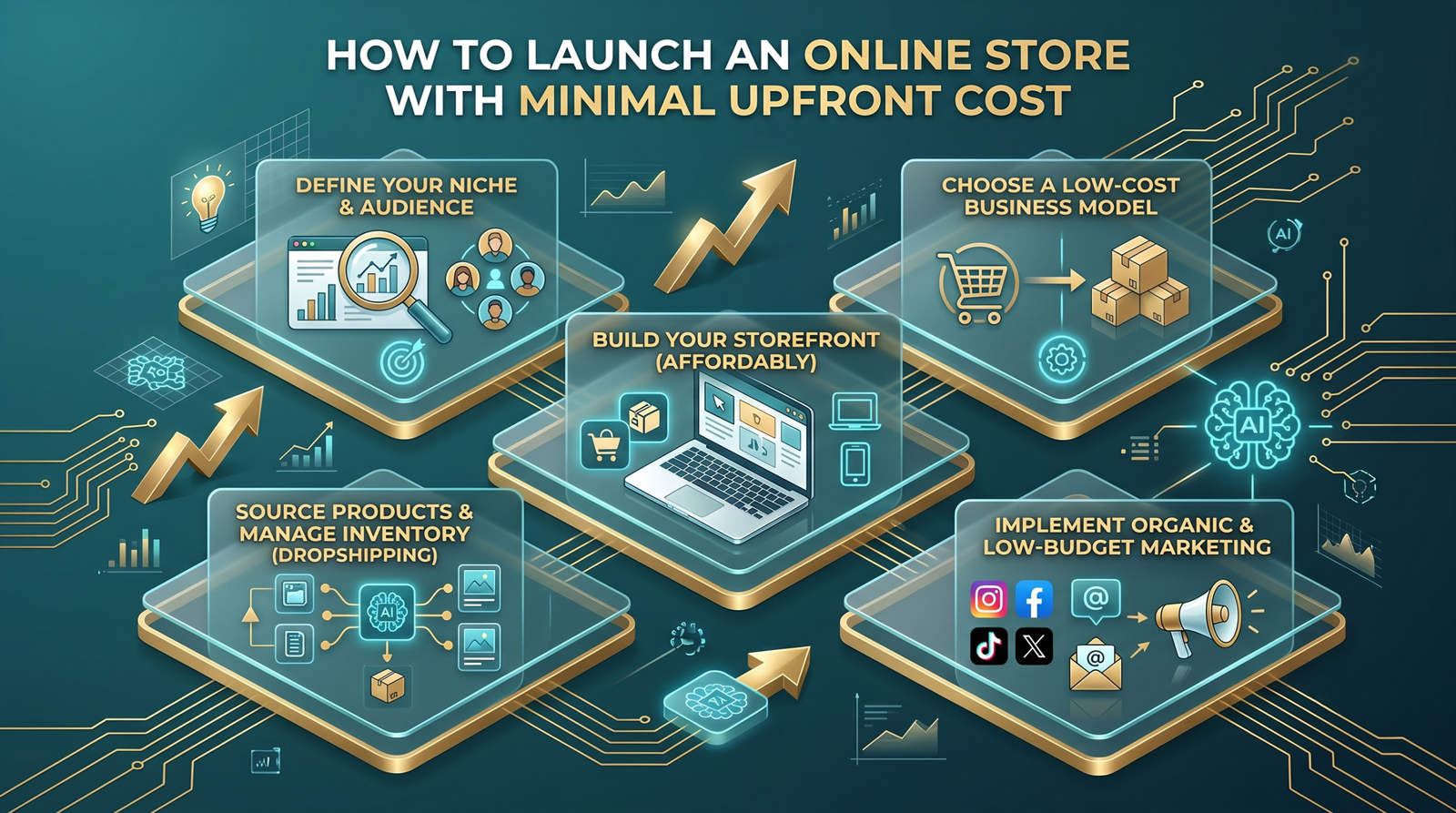 How to Launch an Online Store with Minimal Upfront Cost