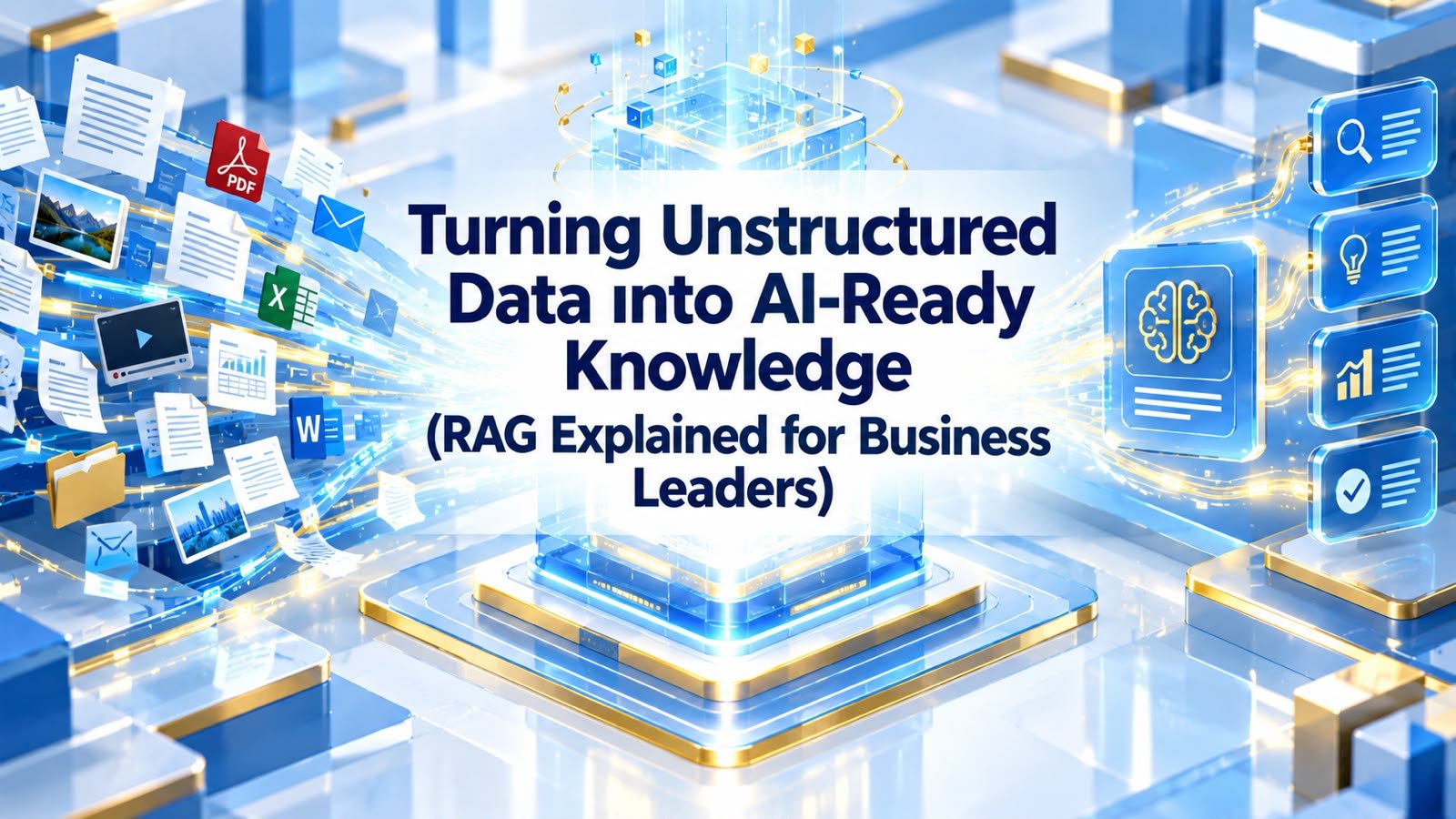 Turning Unstructured Data Into AI-Ready Knowledge (RAG Explained for Business Leaders)